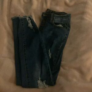 gogo jeans high rise ankle